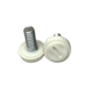Chân tăng chỉnh đế nhựa trắng M8x20xΦ21