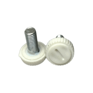 Chân tăng chỉnh đế nhựa trắng M8x20xΦ21